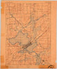 Madison Wisconsin Historical topographic map, 1:62500 scale, 15 X 15 Minute, Year 1890