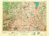 Madison Wisconsin Historical topographic map, 1:250000 scale, 1 X 2 Degree, Year 1957