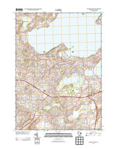 Madison West Wisconsin Historical topographic map, 1:24000 scale, 7.5 X 7.5 Minute, Year 2013