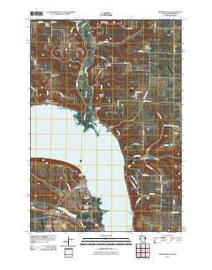 Maiden Rock Wisconsin Historical topographic map, 1:24000 scale, 7.5 X 7.5 Minute, Year 2010
