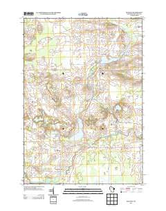 Manawa Wisconsin Historical topographic map, 1:24000 scale, 7.5 X 7.5 Minute, Year 2013