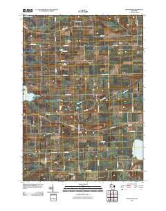 Manchester Wisconsin Historical topographic map, 1:24000 scale, 7.5 X 7.5 Minute, Year 2010