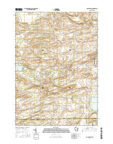 Manchester Wisconsin Current topographic map, 1:24000 scale, 7.5 X 7.5 Minute, Year 2016