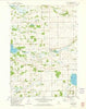 Manchester Wisconsin Historical topographic map, 1:24000 scale, 7.5 X 7.5 Minute, Year 1980