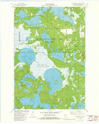 Manitowish Lake Wisconsin Historical topographic map, 1:24000 scale, 7.5 X 7.5 Minute, Year 1981