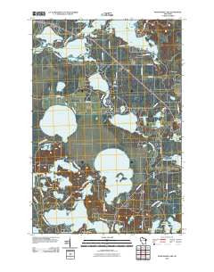 Manitowish Lake Wisconsin Historical topographic map, 1:24000 scale, 7.5 X 7.5 Minute, Year 2010