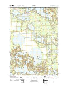 Manitowish Lake Wisconsin Historical topographic map, 1:24000 scale, 7.5 X 7.5 Minute, Year 2013