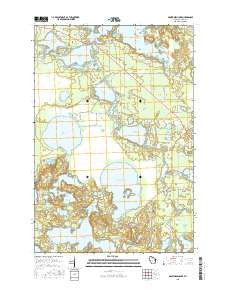 Manitowish Lake Wisconsin Current topographic map, 1:24000 scale, 7.5 X 7.5 Minute, Year 2015