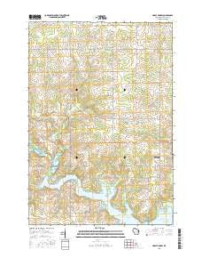 Marathon SW Wisconsin Current topographic map, 1:24000 scale, 7.5 X 7.5 Minute, Year 2015