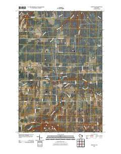 Marengo Wisconsin Historical topographic map, 1:24000 scale, 7.5 X 7.5 Minute, Year 2010