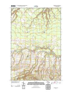 Marengo Wisconsin Historical topographic map, 1:24000 scale, 7.5 X 7.5 Minute, Year 2013