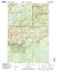 Marengo Lake Wisconsin Historical topographic map, 1:24000 scale, 7.5 X 7.5 Minute, Year 2005