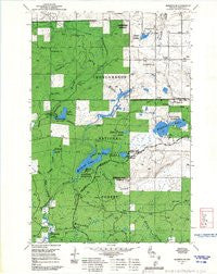 Marengo SE Wisconsin Historical topographic map, 1:24000 scale, 7.5 X 7.5 Minute, Year 1967