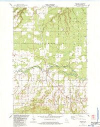 Marengo Wisconsin Historical topographic map, 1:24000 scale, 7.5 X 7.5 Minute, Year 1984