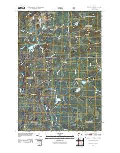 Marengo Lake Wisconsin Historical topographic map, 1:24000 scale, 7.5 X 7.5 Minute, Year 2011