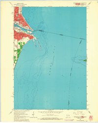 Marinette East Wisconsin Historical topographic map, 1:24000 scale, 7.5 X 7.5 Minute, Year 1963