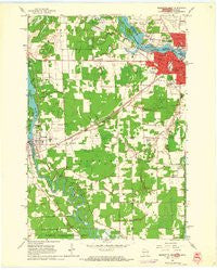 Marinette West Wisconsin Historical topographic map, 1:24000 scale, 7.5 X 7.5 Minute, Year 1963