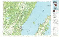 Marinette Wisconsin Historical topographic map, 1:100000 scale, 30 X 60 Minute, Year 1981