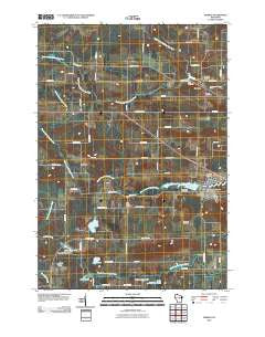 Marion Wisconsin Historical topographic map, 1:24000 scale, 7.5 X 7.5 Minute, Year 2010