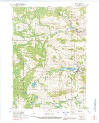 Marion Wisconsin Historical topographic map, 1:24000 scale, 7.5 X 7.5 Minute, Year 1970