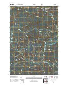 Markton Wisconsin Historical topographic map, 1:24000 scale, 7.5 X 7.5 Minute, Year 2011