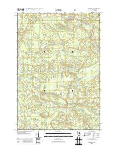 Markton Wisconsin Historical topographic map, 1:24000 scale, 7.5 X 7.5 Minute, Year 2013