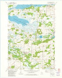 Marquette Wisconsin Historical topographic map, 1:24000 scale, 7.5 X 7.5 Minute, Year 1980