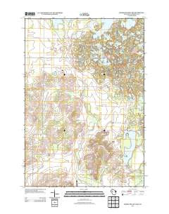 Marsh-Miller Lake Wisconsin Historical topographic map, 1:24000 scale, 7.5 X 7.5 Minute, Year 2013