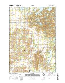 Marsh-Miller Lake Wisconsin Current topographic map, 1:24000 scale, 7.5 X 7.5 Minute, Year 2015