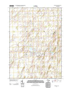 Marshall Wisconsin Historical topographic map, 1:24000 scale, 7.5 X 7.5 Minute, Year 2013