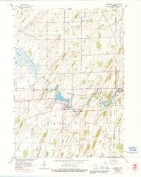 Marshall Wisconsin Historical topographic map, 1:24000 scale, 7.5 X 7.5 Minute, Year 1962