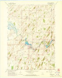 Marshall Wisconsin Historical topographic map, 1:24000 scale, 7.5 X 7.5 Minute, Year 1962