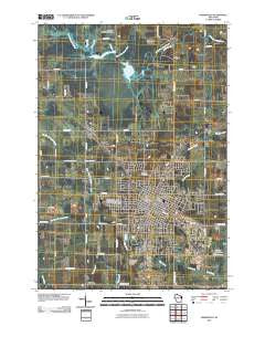 Marshfield Wisconsin Historical topographic map, 1:24000 scale, 7.5 X 7.5 Minute, Year 2010