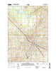 Marshfield Wisconsin Current topographic map, 1:24000 scale, 7.5 X 7.5 Minute, Year 2015