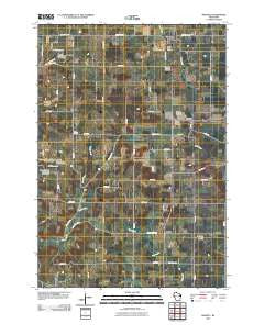 Martell Wisconsin Historical topographic map, 1:24000 scale, 7.5 X 7.5 Minute, Year 2010