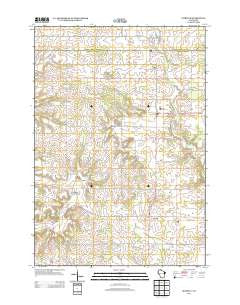 Martell Wisconsin Historical topographic map, 1:24000 scale, 7.5 X 7.5 Minute, Year 2013