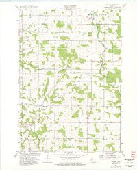 Martell Wisconsin Historical topographic map, 1:24000 scale, 7.5 X 7.5 Minute, Year 1974