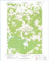 Mason Wisconsin Historical topographic map, 1:24000 scale, 7.5 X 7.5 Minute, Year 1971