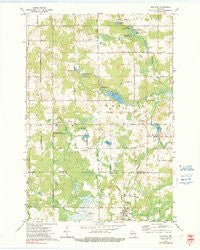 Mattoon Wisconsin Historical topographic map, 1:24000 scale, 7.5 X 7.5 Minute, Year 1973