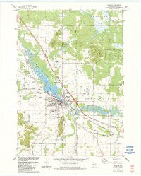 Mauston Wisconsin Historical topographic map, 1:24000 scale, 7.5 X 7.5 Minute, Year 1983
