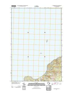 Mawikwe Bay Wisconsin Historical topographic map, 1:24000 scale, 7.5 X 7.5 Minute, Year 2013