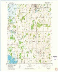 Mayville South Wisconsin Historical topographic map, 1:24000 scale, 7.5 X 7.5 Minute, Year 1980