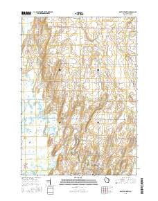 Mayville North Wisconsin Current topographic map, 1:24000 scale, 7.5 X 7.5 Minute, Year 2015