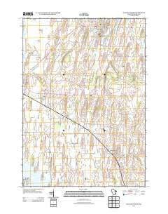 Mayville South Wisconsin Historical topographic map, 1:24000 scale, 7.5 X 7.5 Minute, Year 2013