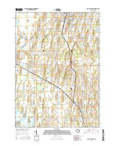 Mayville South Wisconsin Current topographic map, 1:24000 scale, 7.5 X 7.5 Minute, Year 2015