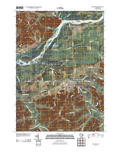 Mazomanie Wisconsin Historical topographic map, 1:24000 scale, 7.5 X 7.5 Minute, Year 2010