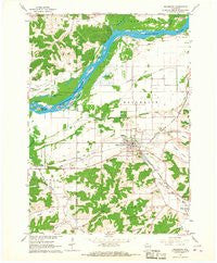 Mazomanie Wisconsin Historical topographic map, 1:24000 scale, 7.5 X 7.5 Minute, Year 1962
