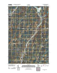 McAllister Wisconsin Historical topographic map, 1:24000 scale, 7.5 X 7.5 Minute, Year 2011