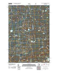 McCaslin Mountain Wisconsin Historical topographic map, 1:24000 scale, 7.5 X 7.5 Minute, Year 2011