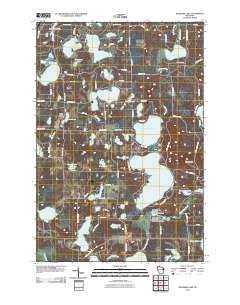 McKenzie Lake Wisconsin Historical topographic map, 1:24000 scale, 7.5 X 7.5 Minute, Year 2010